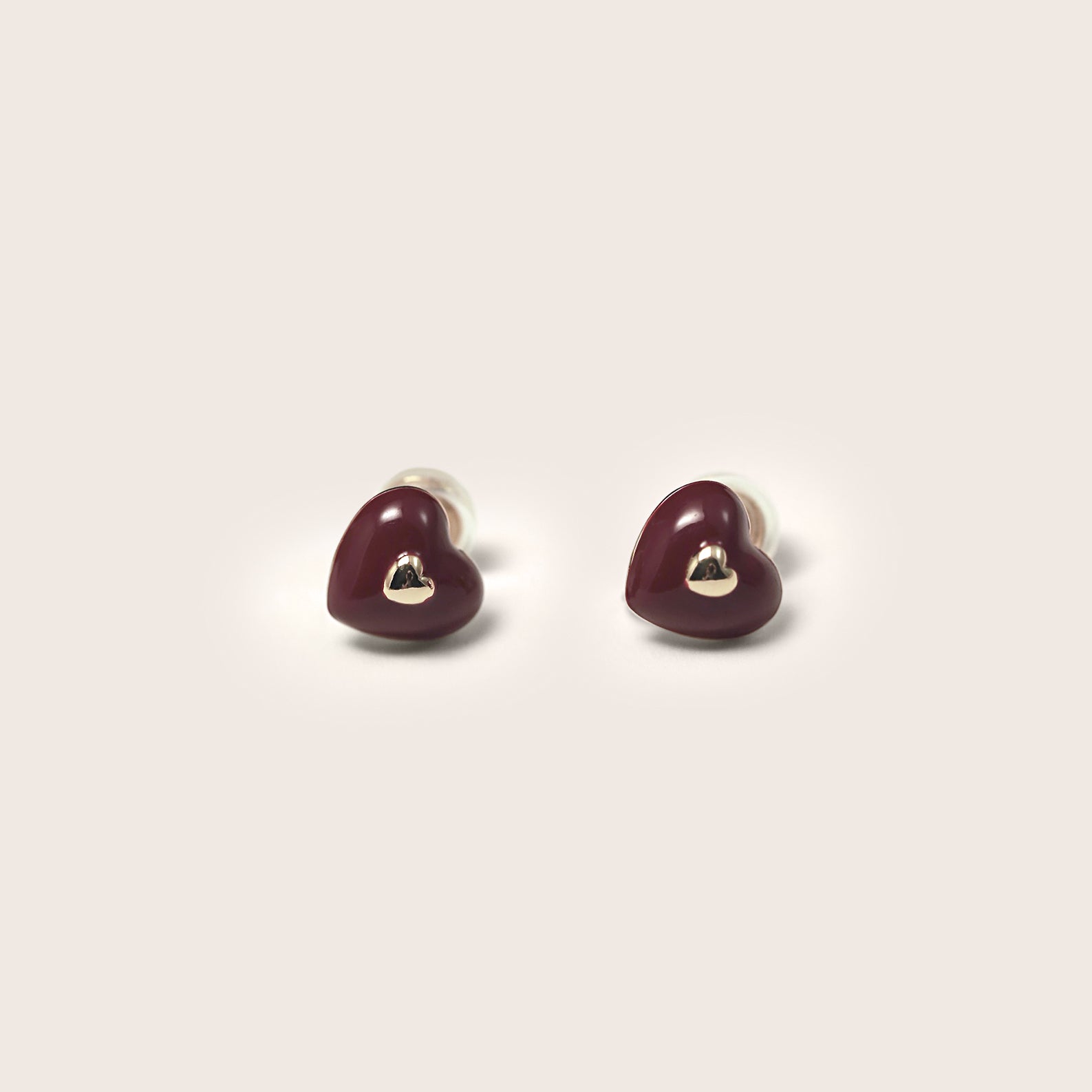 Inner Glow Heart Studs
