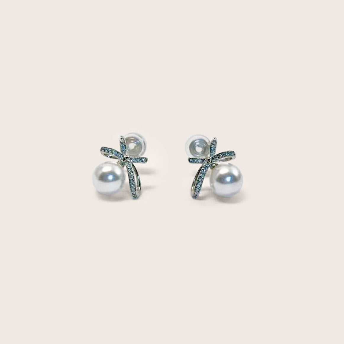 Pearl Tie Luxe Clips