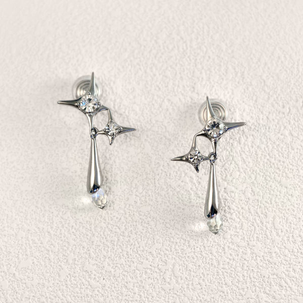 Celestial Drop Clip-On Earrings