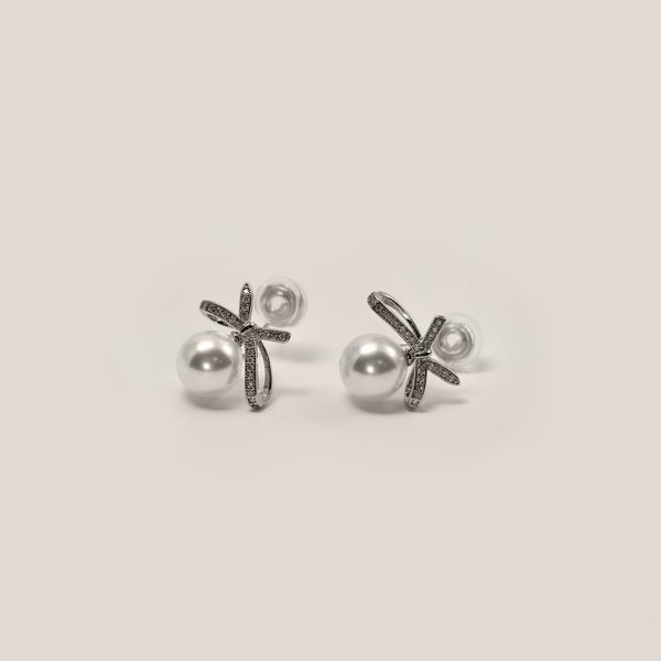 Pearl Tie Luxe Clips